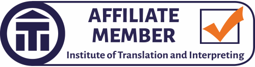 Institute of Translation and Interpreting logo.