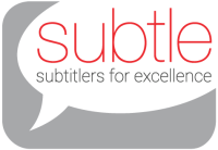 SUBTLE - The subtitlers' association logo.