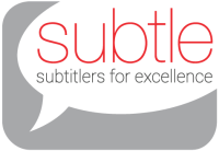 subtle-logo-tagline SUBTLE - The subtitlers' association logo.